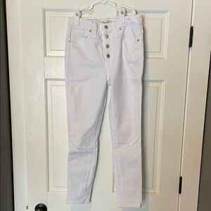 Madewell White High-Rise Women Jeans